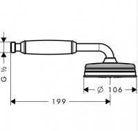 AXOR HANSGROHE DUCHA MONTREUX